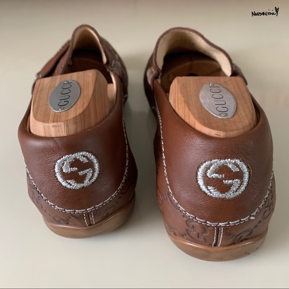 🚫SOLD•E🅱️🅰️Y🚫 Gucci Guccissima Leather Driver Loafers - Picture 4 of 12